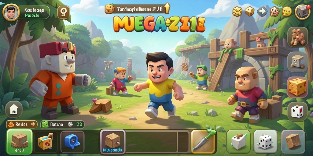 Tampilan gameplay MEGA111 yang menarik dan menantang.