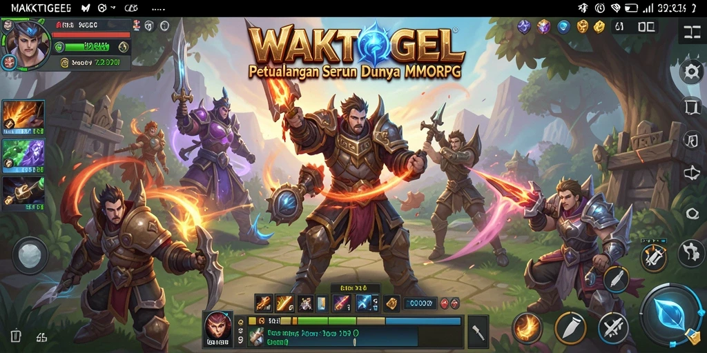 Gameplay seru WAKTOGEL dalam dunia MMORPG yang penuh tantangan.